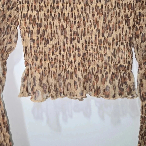 FREE PEOPLE Hello There Top / Leopard Combo NWT Size XS - Picture 6 of 12